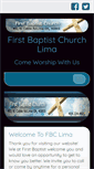 Mobile Screenshot of firstbaptistlima.org